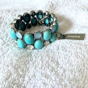 Chico’s turquoise bracelet